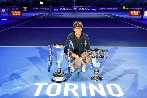 Jannik Sinner at Nitto ATP Finals 2024 [Source: Getty]