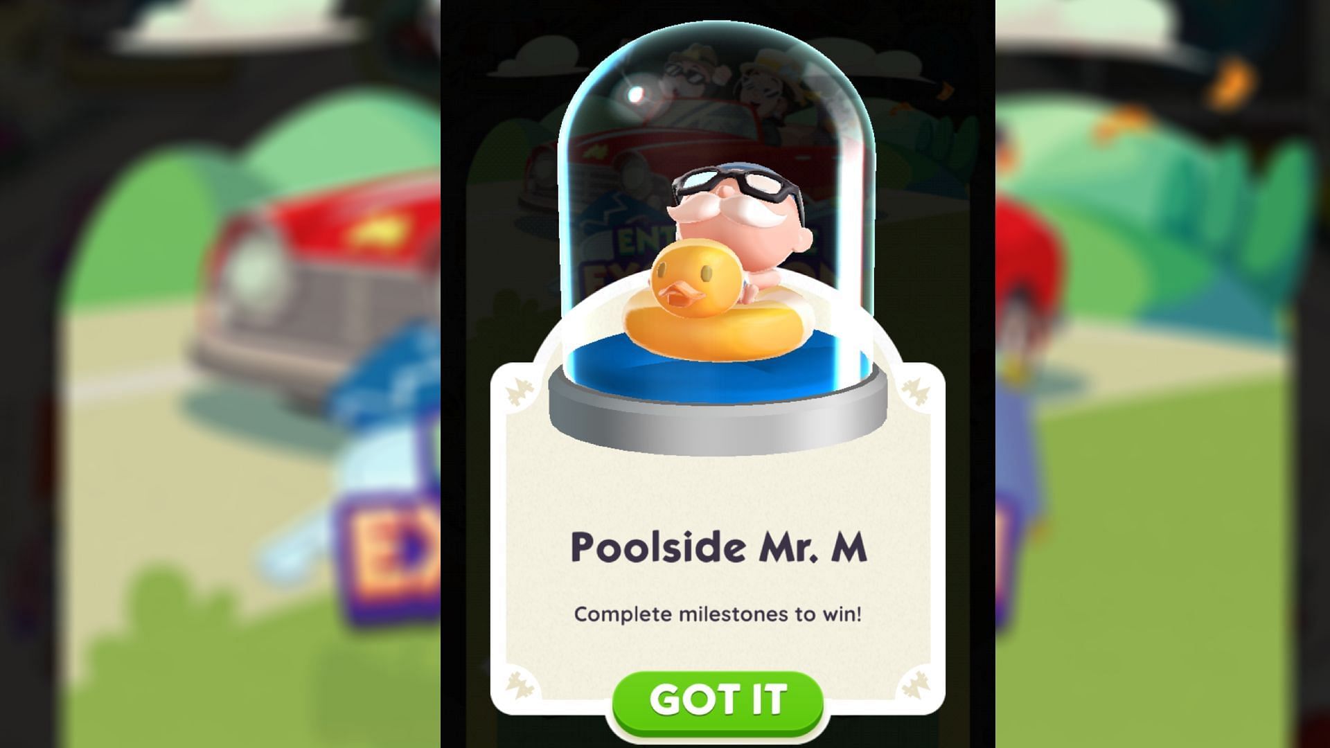 The event rewards Mr.M Poolside token (Image via Scopely)