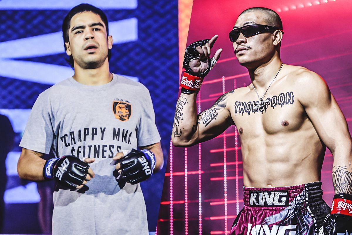 Danial Williams and Thongpoon PK Saenchai - Photo by ONE Championship