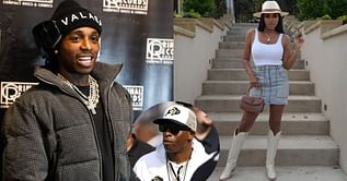 Coach Prime drops 4-word message as Deiondra Sanders' fiancée Jacquees flexes on release of his new album