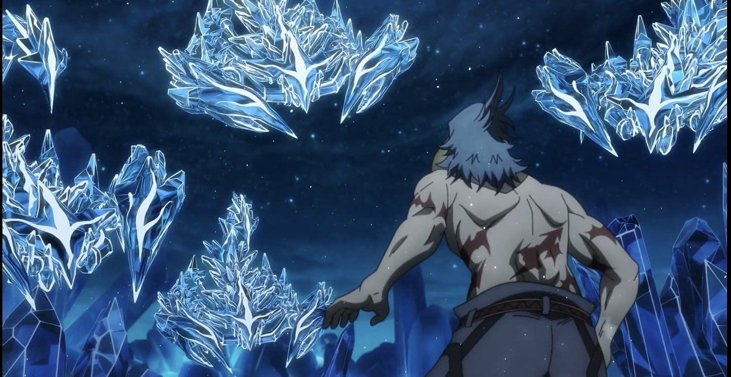 Sunraku facing the Crystal Scorpions in the most recent episode (Image via C2C).