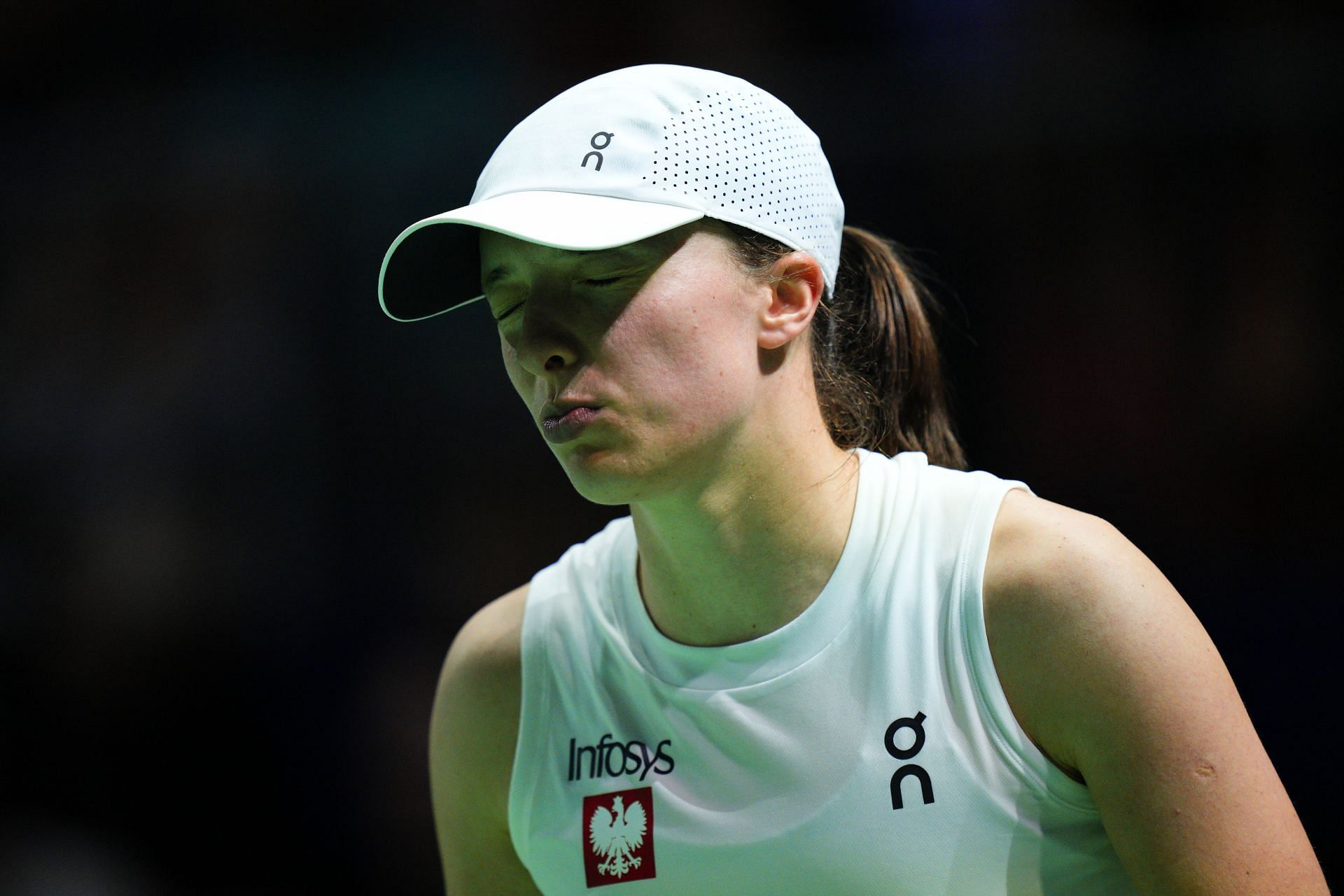 Iga Swiatek at the Billie Jean King Cup Finals (Image: Getty)