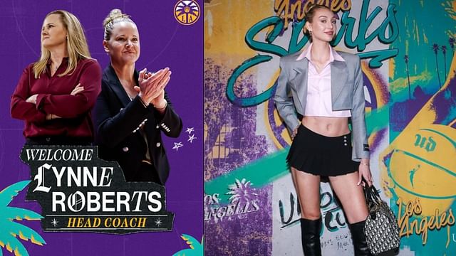 Cameron Brink and the LA Sparks have a new coach starting next season. [photo: @la_sparks/IG, @LASparks/X]