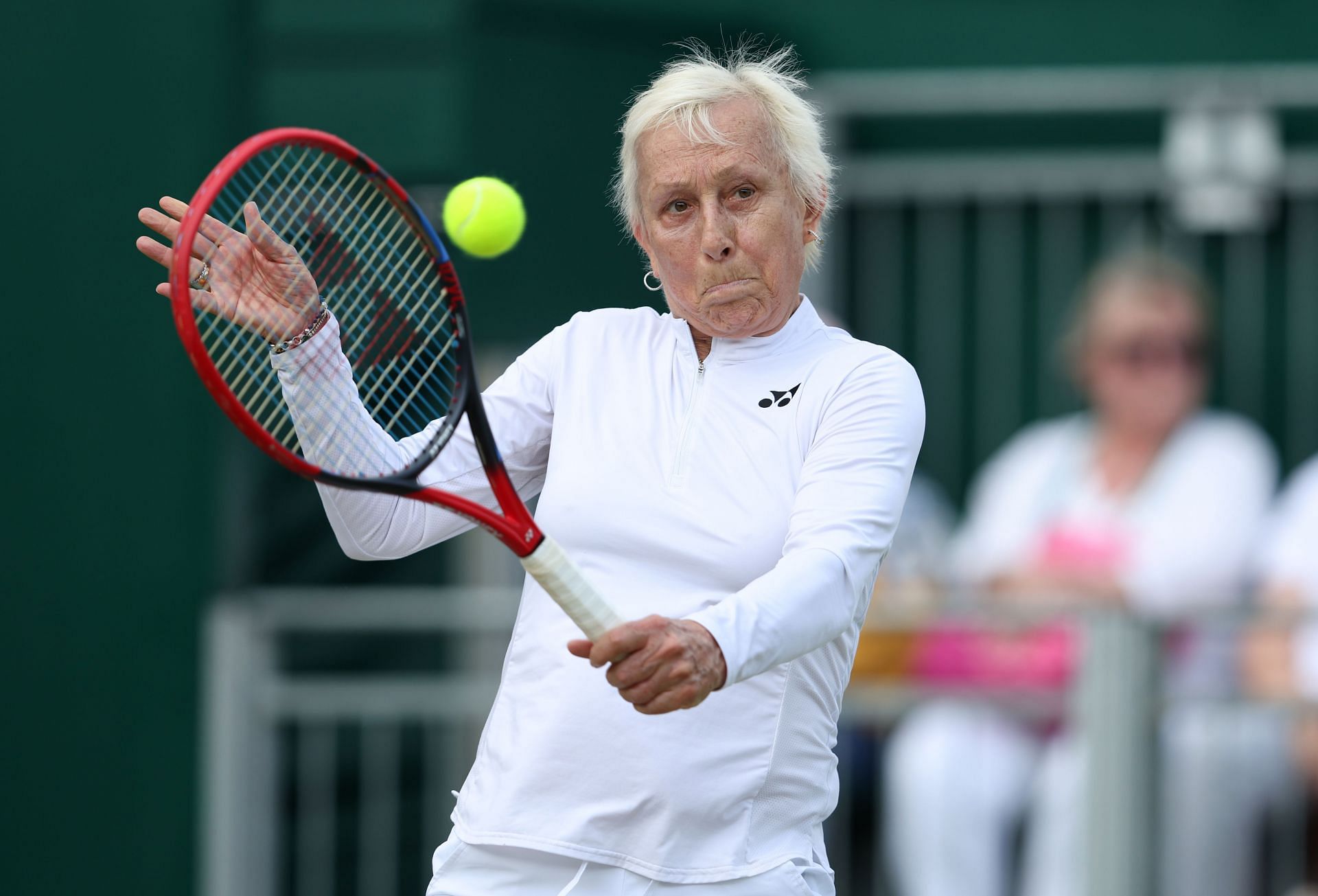 Martina Navratilova at Wimbledon (Image: Getty)