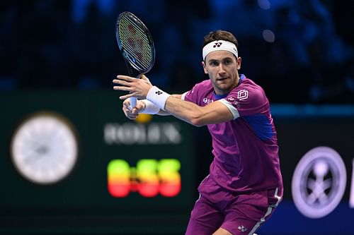 Casper Ruud at the ATP Finals 2024. (Photo: Getty)