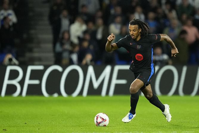 Barcelona staff believe 21-year-old midfielder could be used in defensive position if they decide to rest Jules Kounde: Reports
