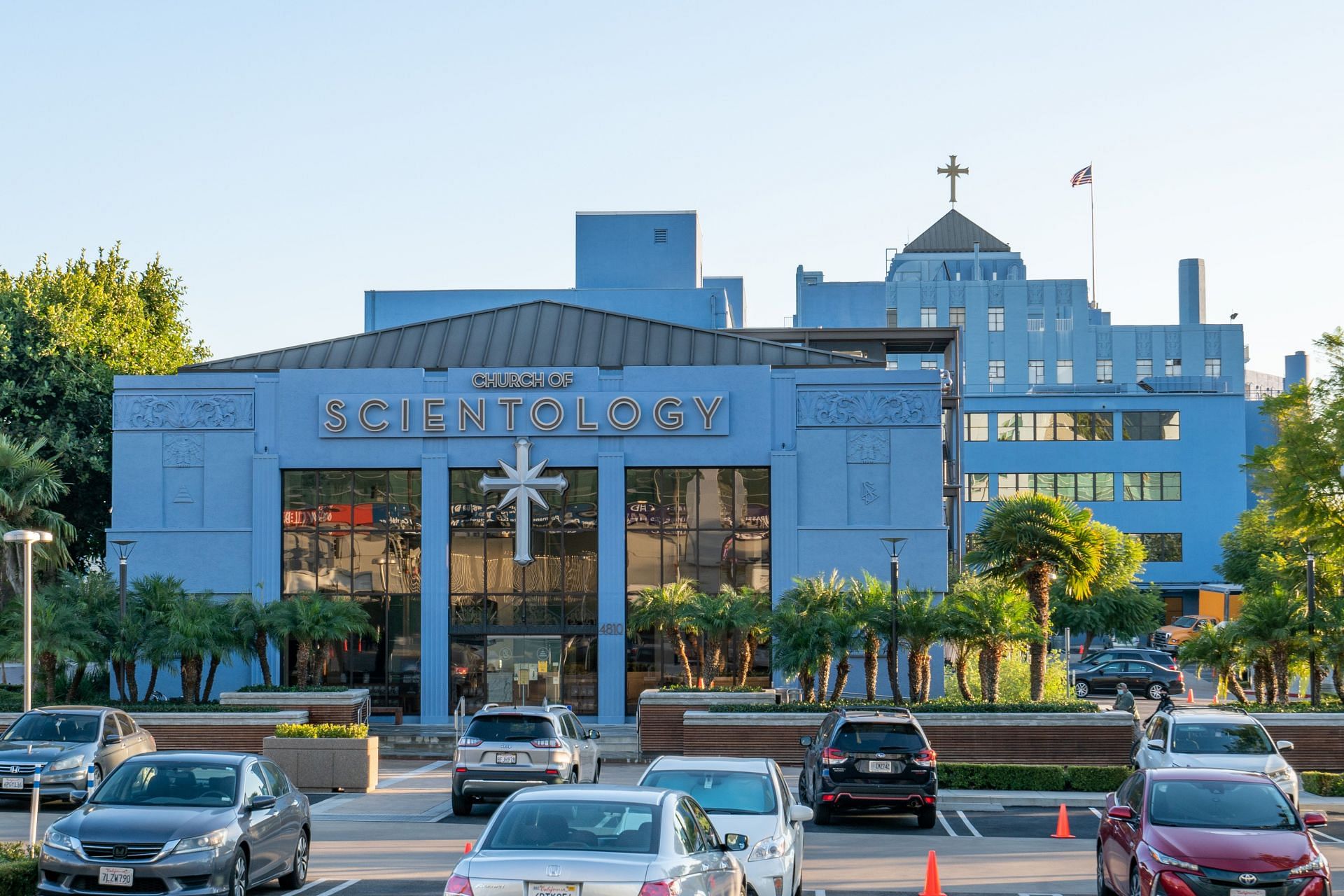 An image of the Scientology office in Los Angeles (Image via Getty)