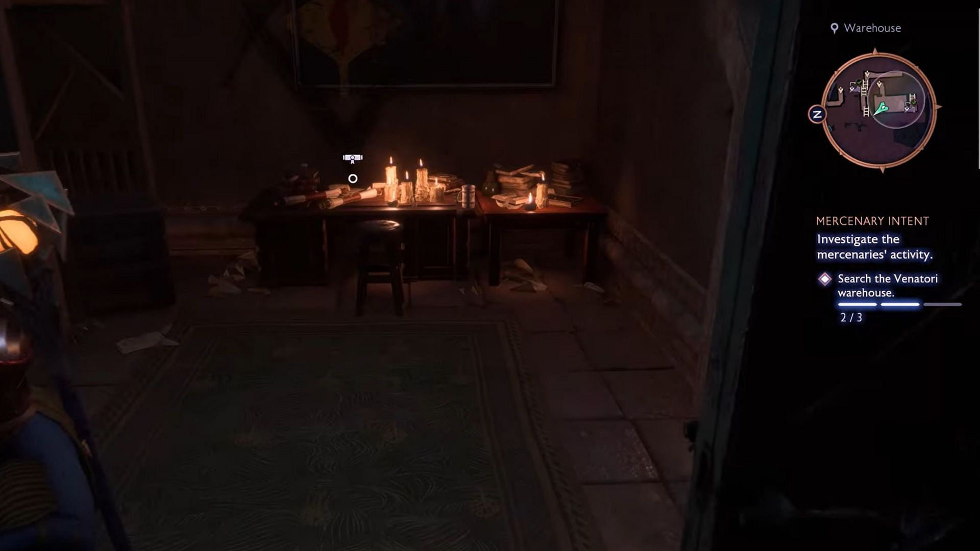 The third clue is on a small table (Image via EA || Youtube@Nomad Guides)