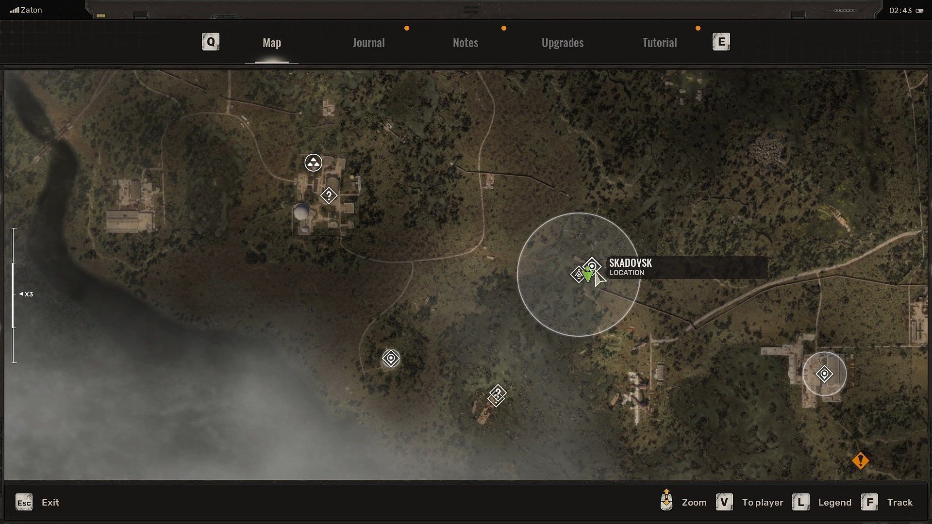 You can access the mission in the Sultansk base camp at Skadovsk (Image via GSC Game World)