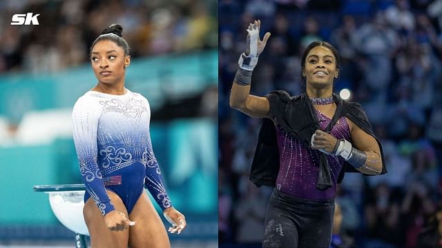 Simone Biles and Gabby Douglas 