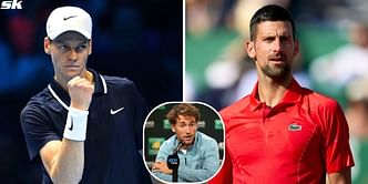 "Jannik Sinner doesn't let you breathe... At least with Novak Djokovic you can play rallies & not be terrified" - Casper Ruud after ATP Finals SF loss