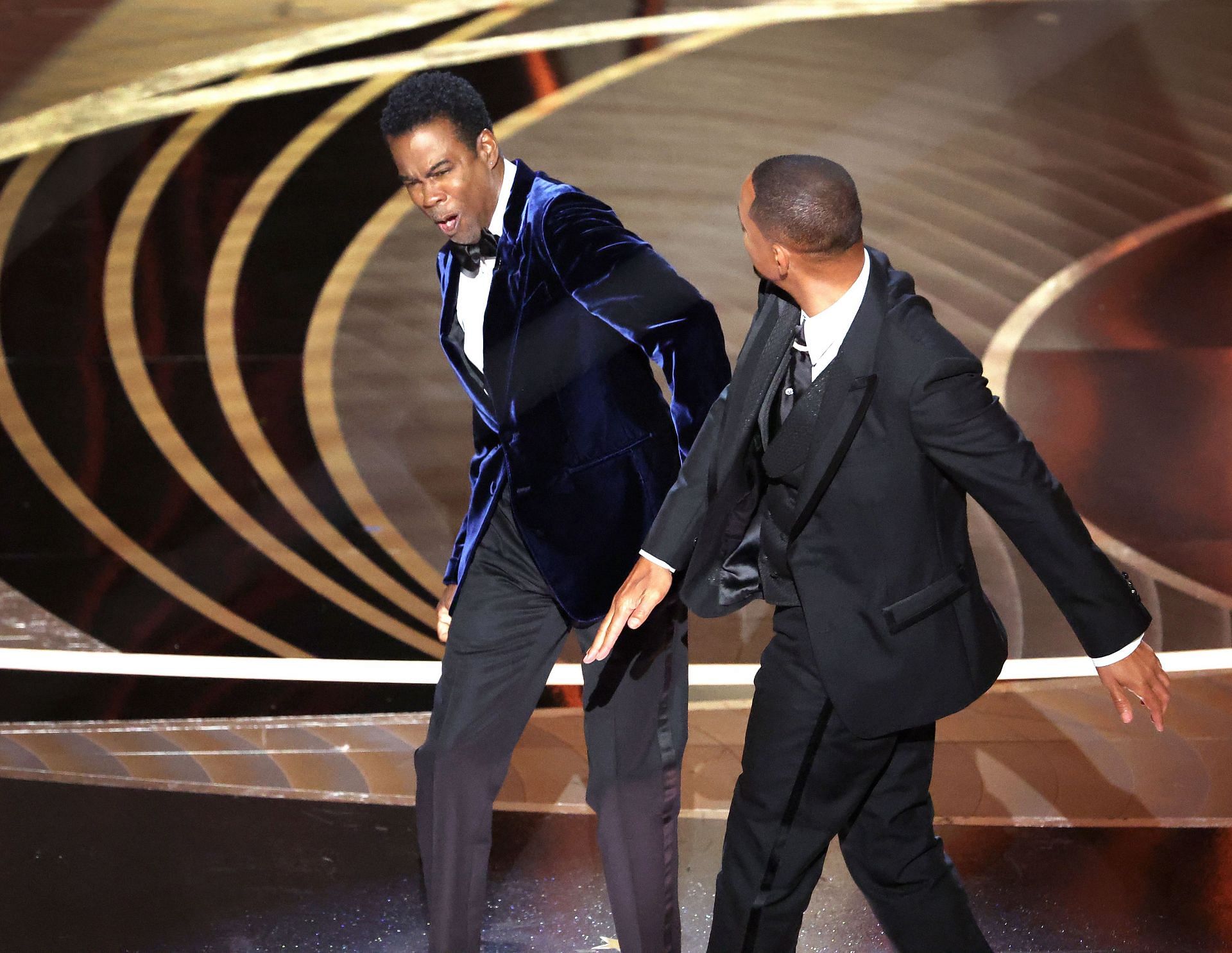 Will Smith hits Chris Rock (Image by Myung Chun/ Getty Images)