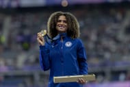 In Picture: Sydney McLaughlin-Levrone wins a gold medal at the Paris Olympics, Athletics (Source: Getty)