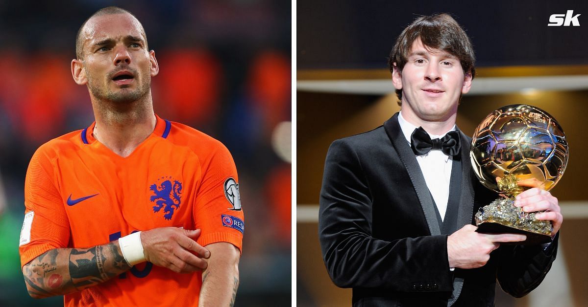 Wesley Sneijder responds to claims suggesting Lionel Messi &lsquo;robbed&rsquo; him off Ballon d&rsquo;Or award in 2010 - Source: All images from Getty