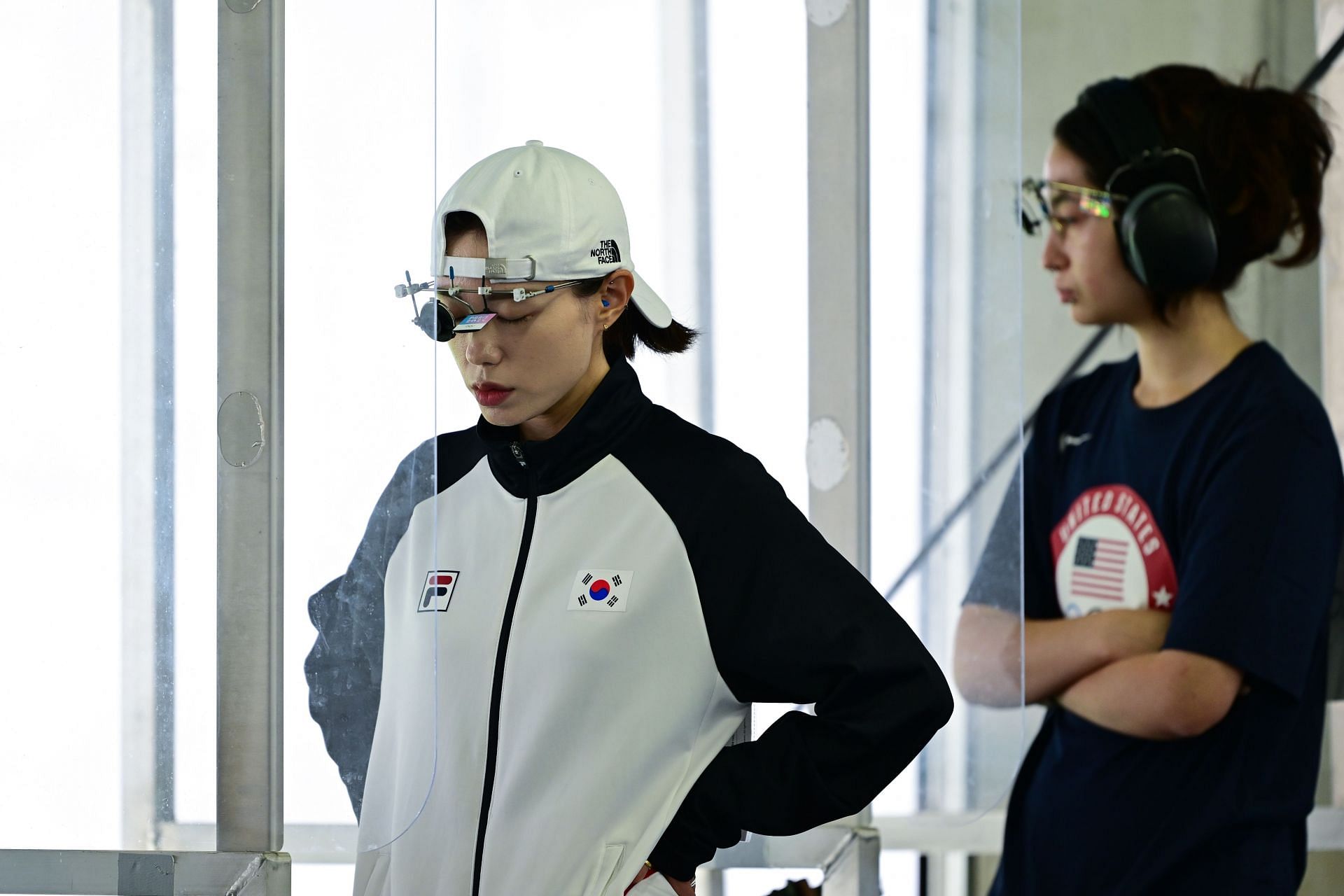 Ye-ji during the 25m air pistol event on the seventh day of the 2024 Paris Olympics (Image via Getty Images)