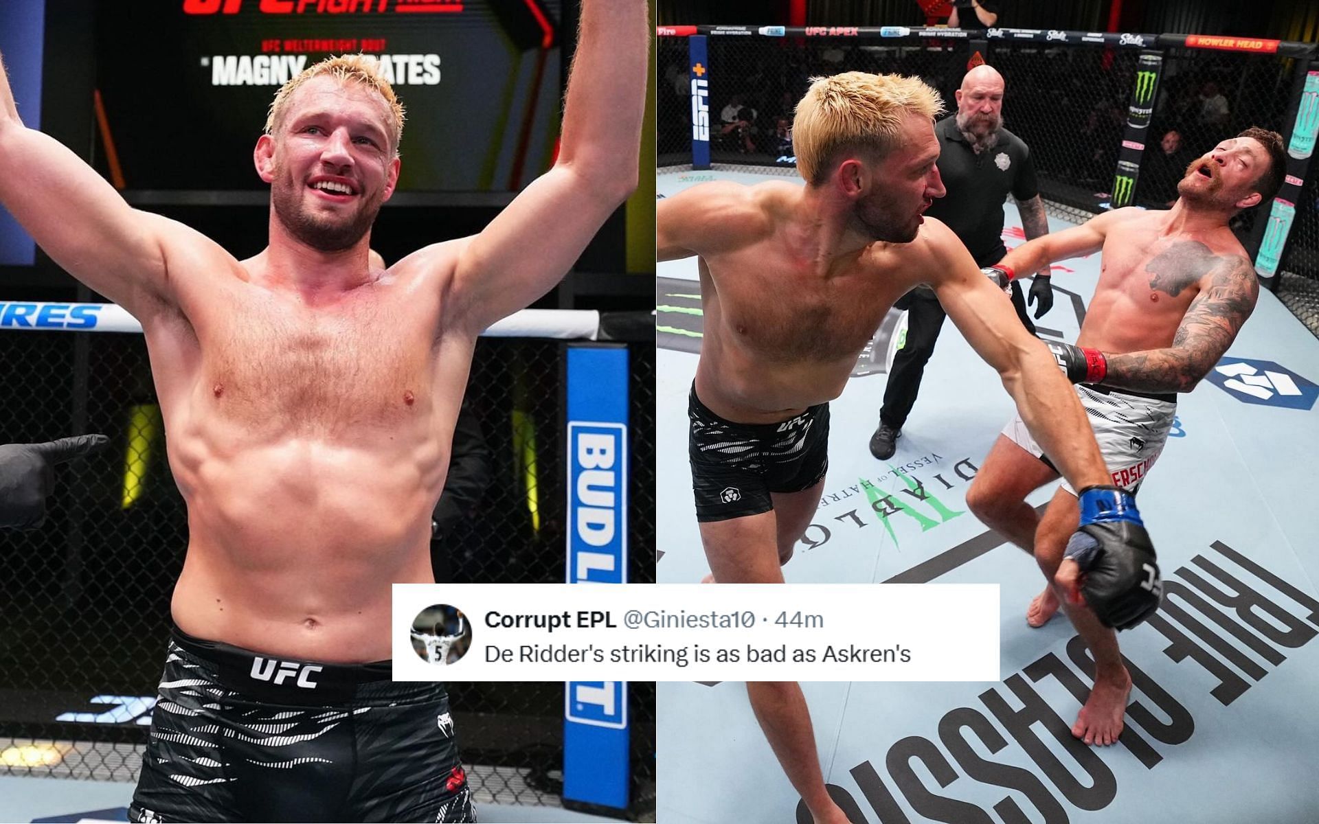 MMA community reacts to Reinier de Ridder