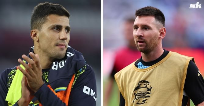 Ballon d'Or winner Rodri claims 32-year-old forward is on par with Lionel Messi as he names toughest opponents