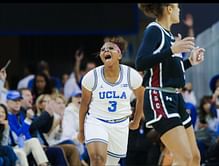 Londynn Jones' 15-point outing vs Dawn Staley’s South Carolina nets her NCAA honor as No. 1 UCLA pulls off historic upset