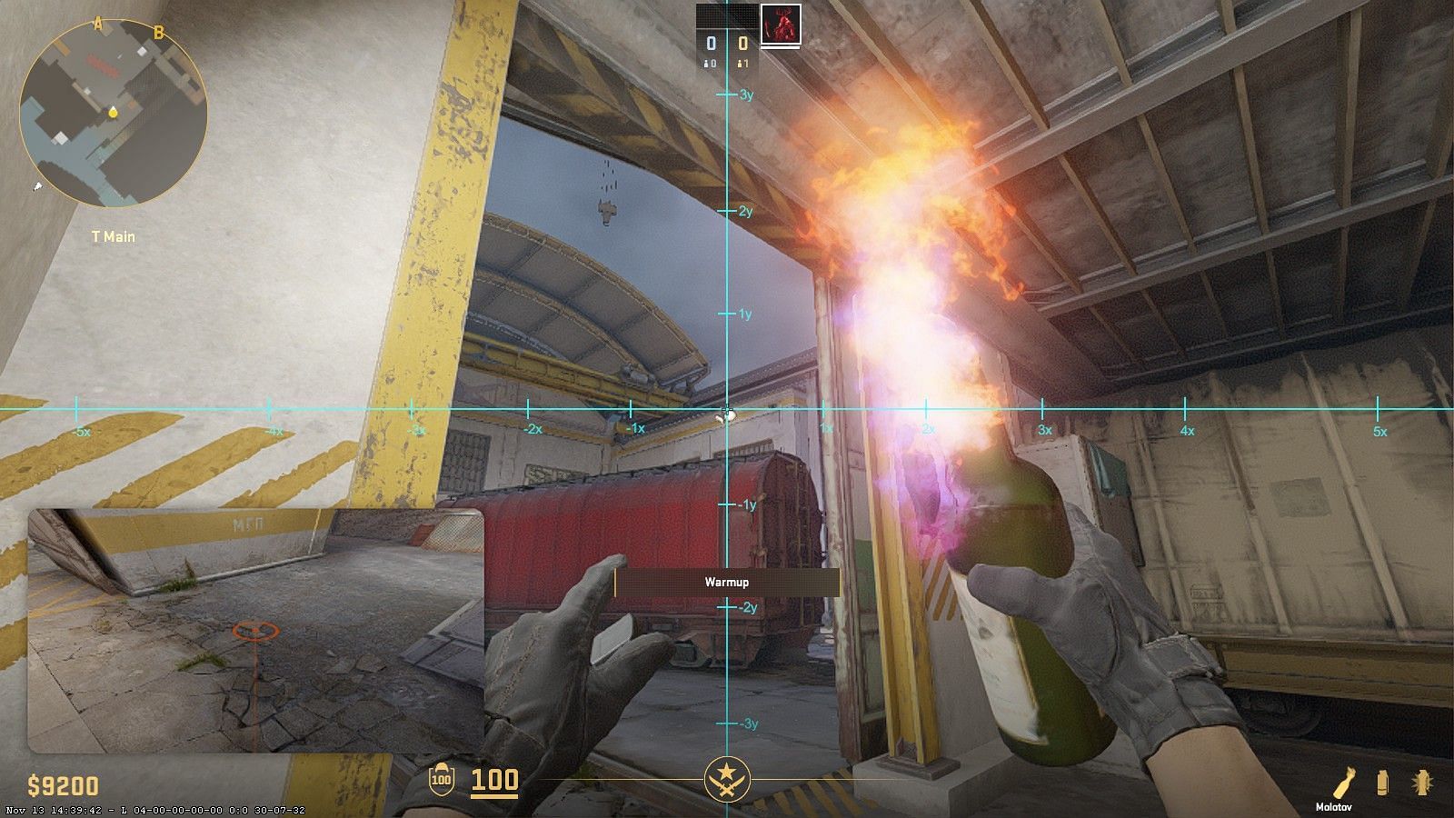 Molotov lineup in Train (Image via Valve)