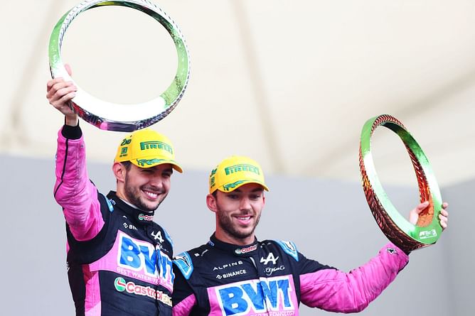 "This is a moment of a lifetime": A visibly emotional Pierre Gasly and Esteban Ocon talk about what the podium means for them
