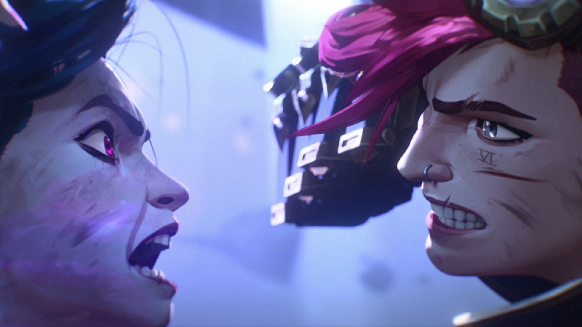 A still of Vi and Jinx from Arcane season 2 (Image via Tudum by Netflix)