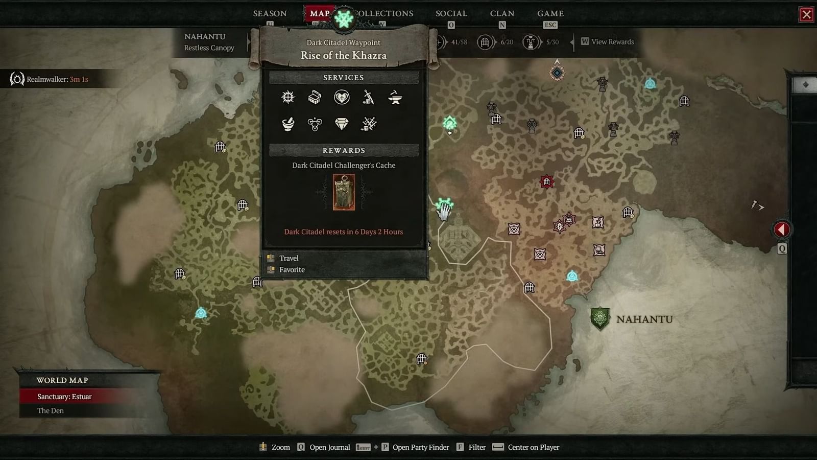 Diablo 4 Dark Citadel Enclave of Strife walkthrough