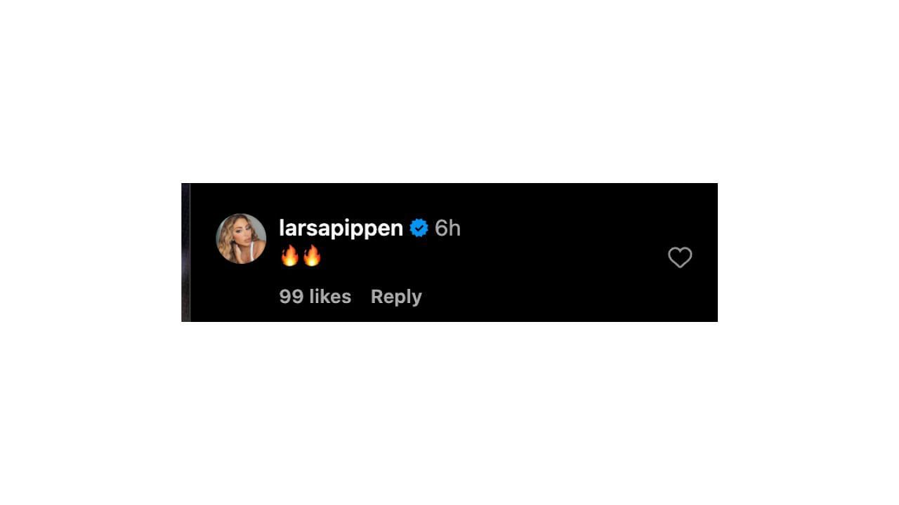 Larsa Pippen's comment