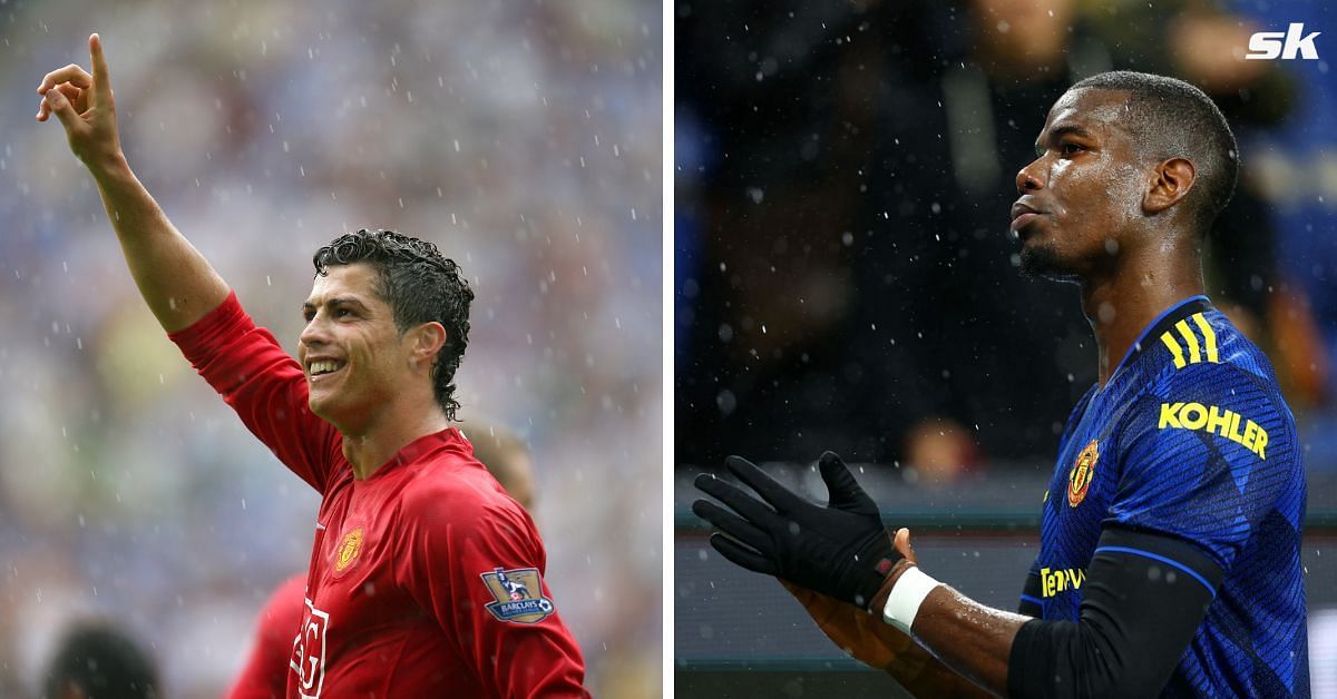 Paul Pogba briefly shared the pitch with Cristiano Ronaldo at Manchester United 
