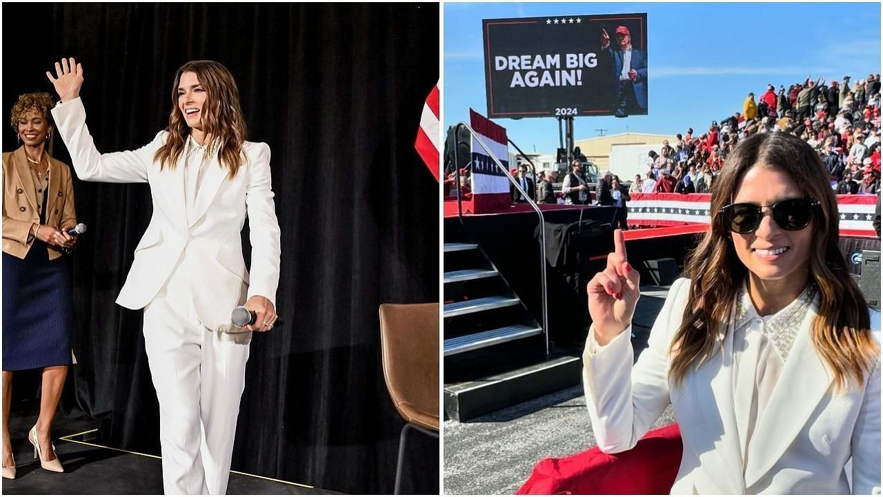 Danica Patrick shares pictures from her campaign during the 2024 US Presidential Election (Images from @danicapatrick on Inat