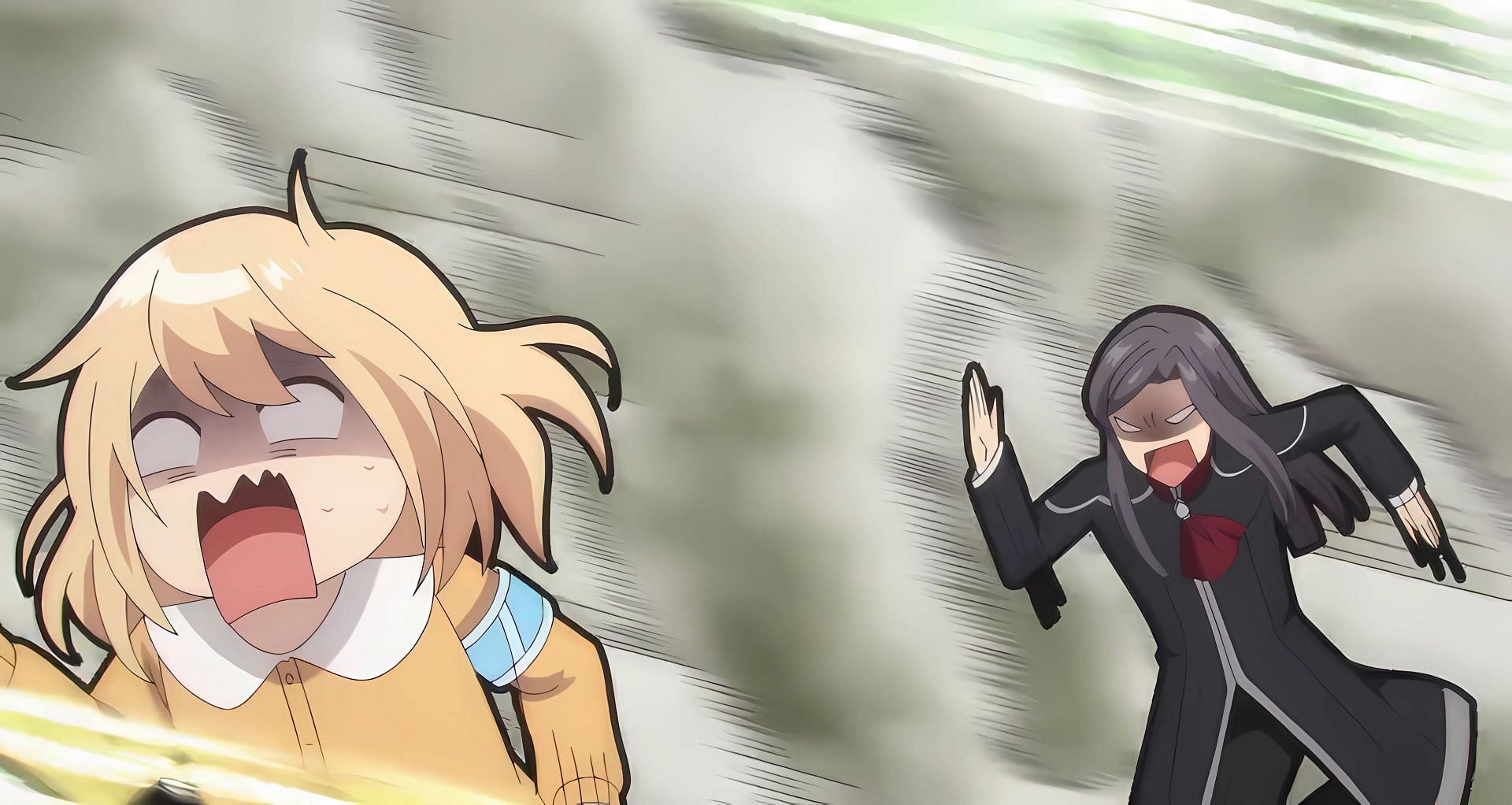 Prince Listeard chasing Jill as seen in The Do-Over Damsel Conquers The Dragon Emperor episode 8 (Image via J.C.Staff)