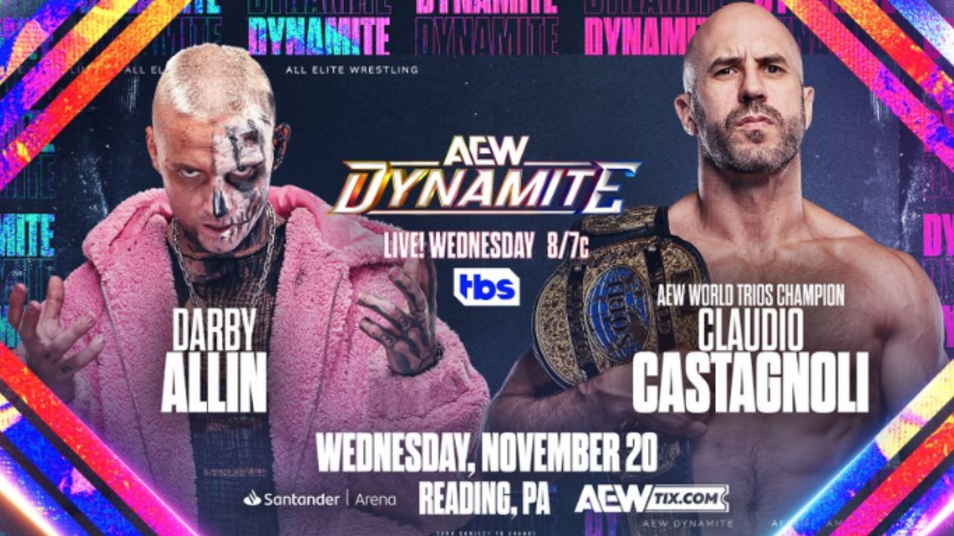 Darby Allin vs. Claudio Castagnoli is set for Dynamite this week [Source: AEW's X profile]