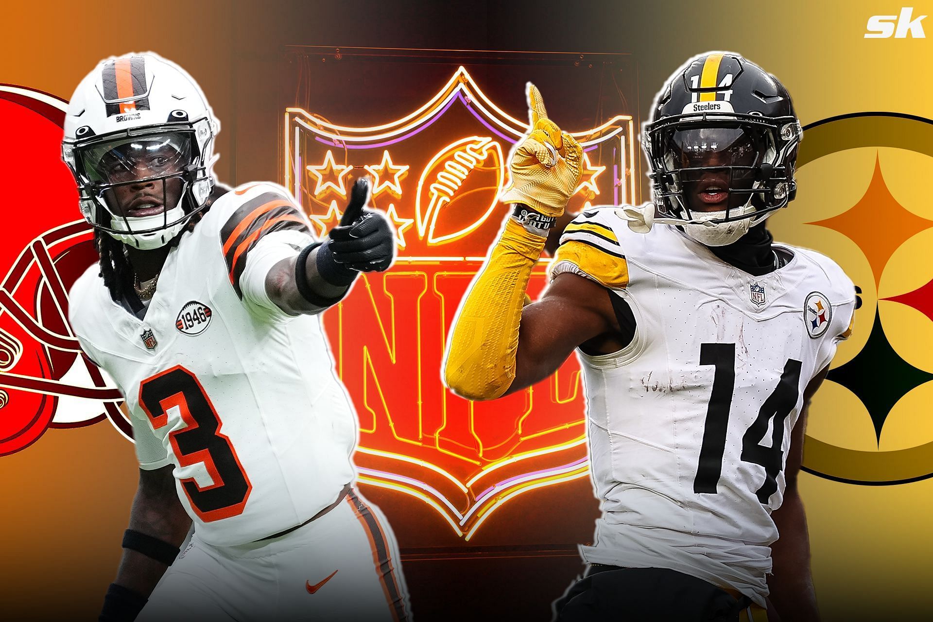 Who won between the Steelers and Browns?