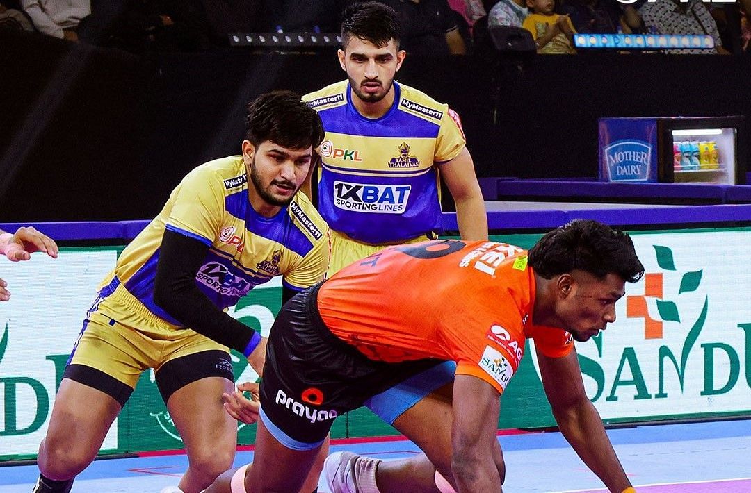 अजीत का शानदार प्रदर्शन (Photo Credit - @ProKabaddi)