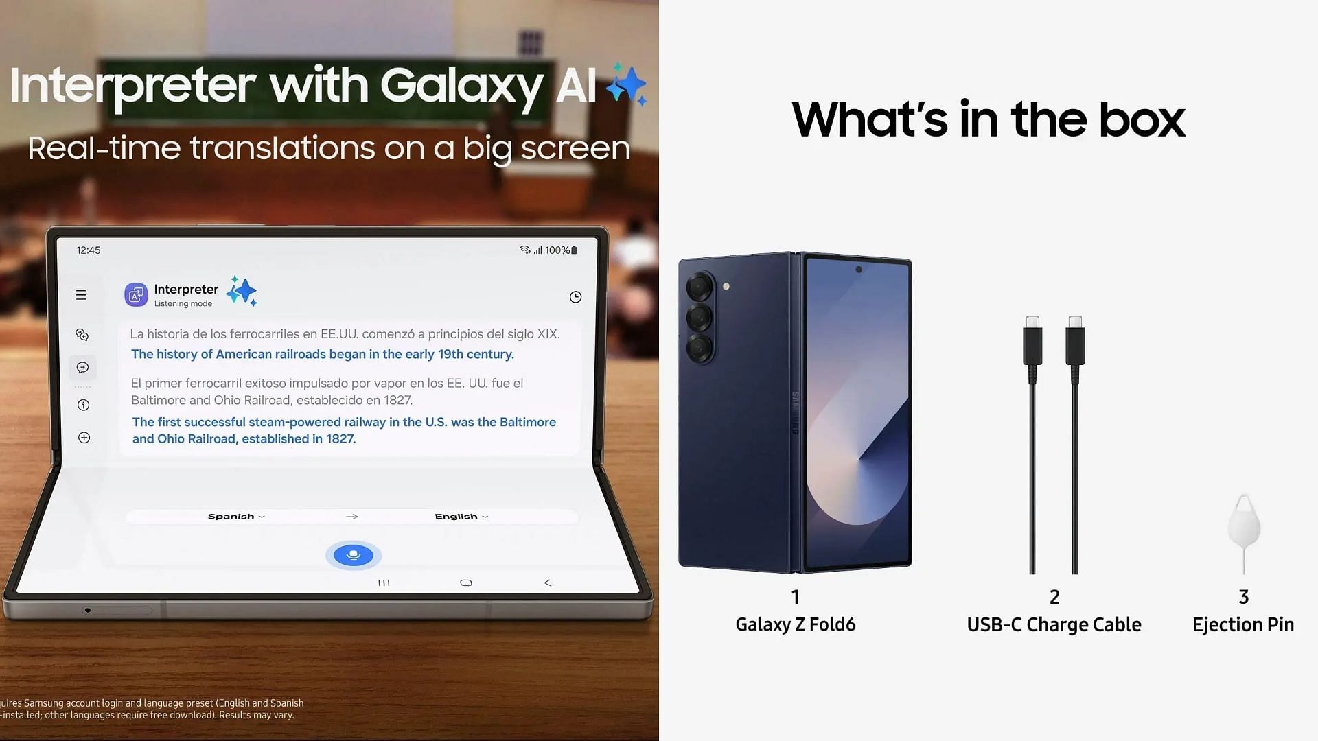 The Samsung Galaxy Z Fold6 has a lot of interesting features (Image via Samsung, Best Buy)