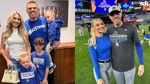 In Photos: Freddie Freeman & wife Chelsea enjoy 'date night' at Jimmy Kimmel live show post Dodgers' World Series win against Yankees