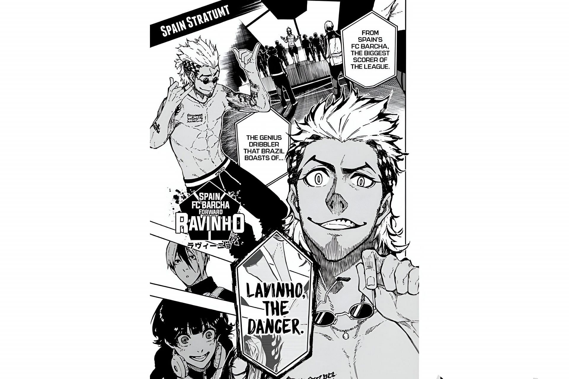 Lavinho&#039;s introduction as seen in the manga (Image via Kodansha)