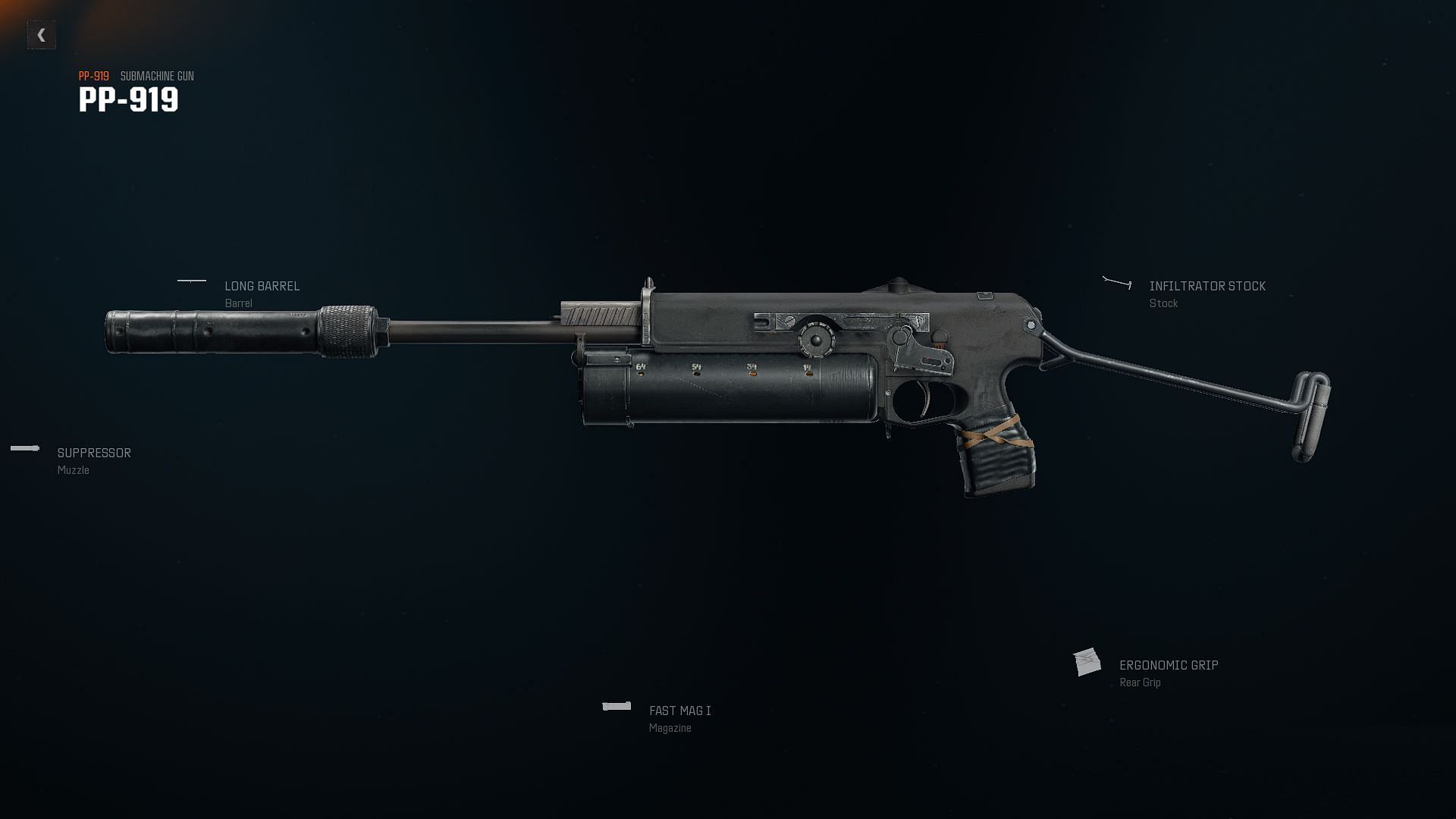 Building the best low recoil loadout in Warzone using the PP-919 (Image via Activision)