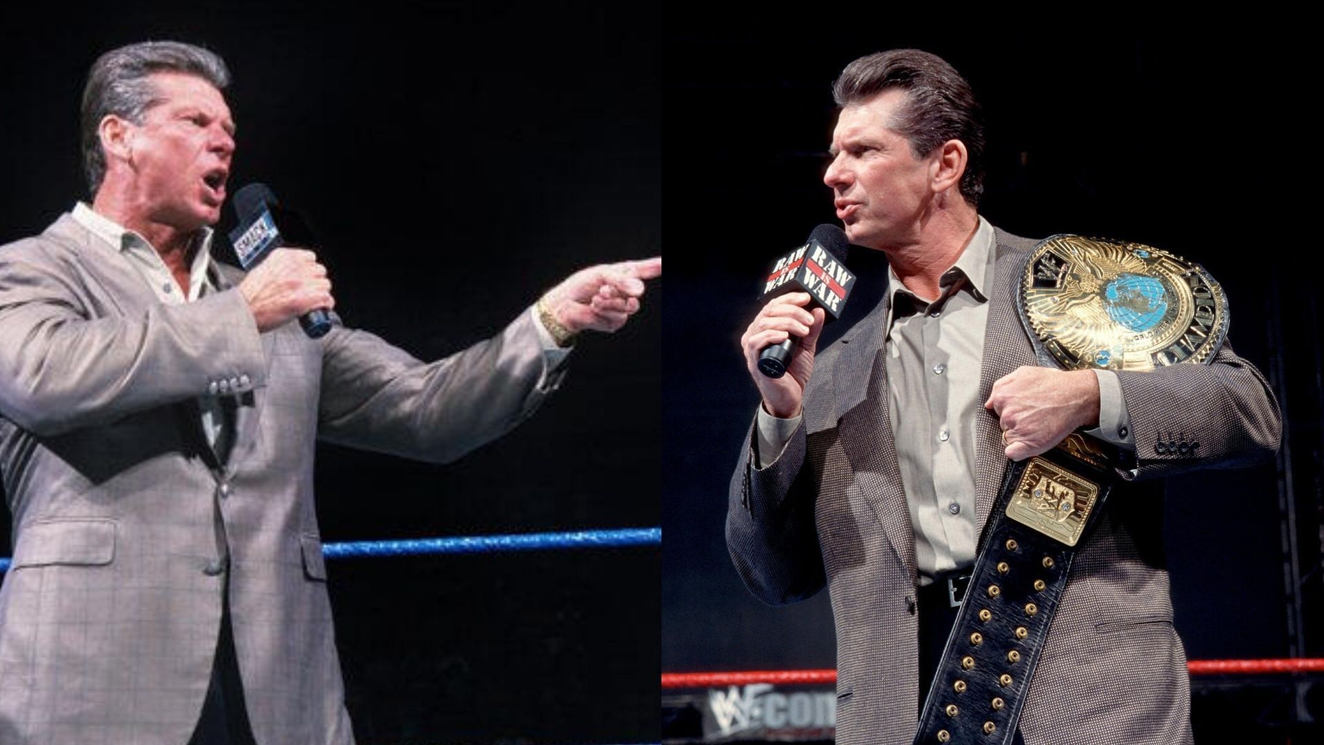 Vince McMahon is a former one-time WWE Champion (Images via WWE.com).