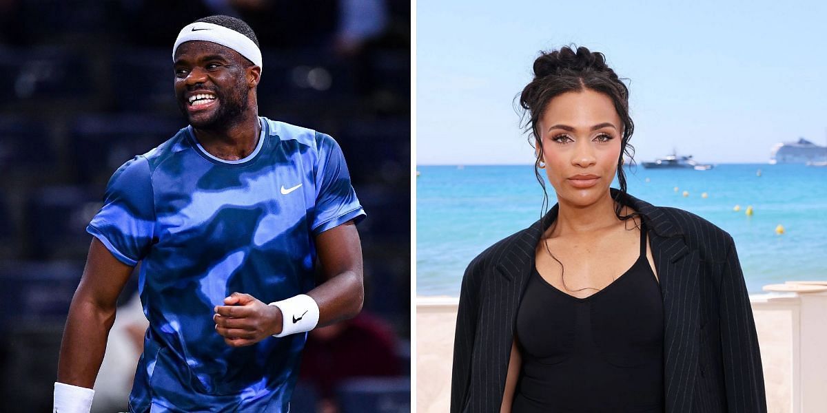 Frances Tiafoe and Girlfriend Ayan Broomfield. Source: Getty images