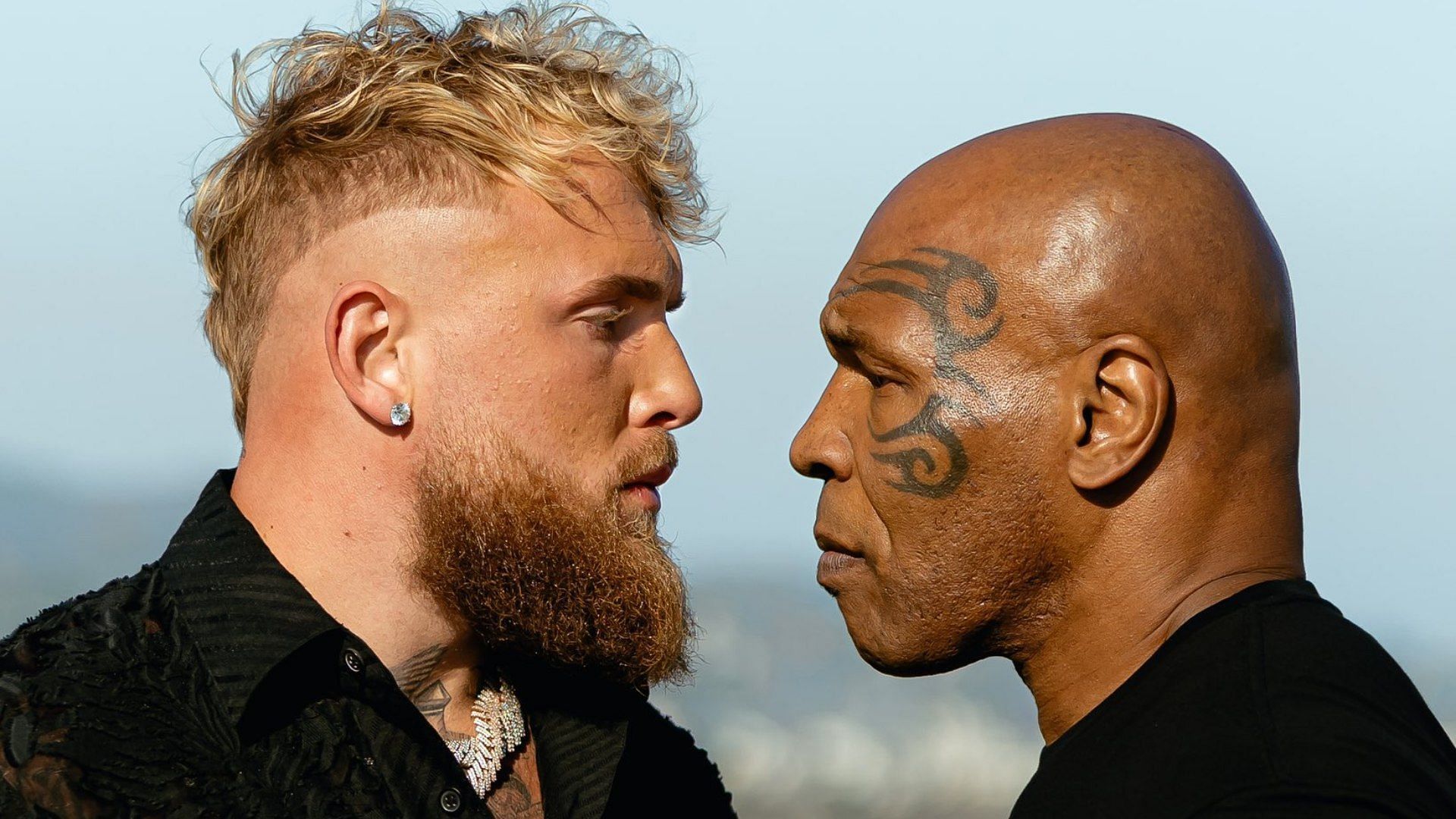 An image of Jake Paul and Mike Tyson before their fight (Image via X/@Jake Paul)