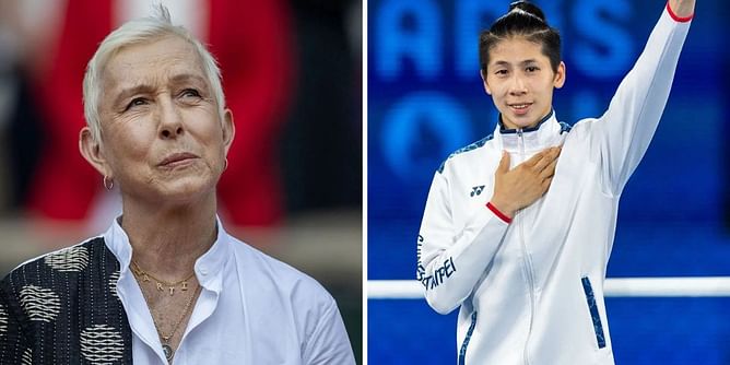 "Elevated levels of testosterone?"- Martina Navratilova takes dig at Lin Yu-ting as controversial Olympian quits boxing event over gender issue