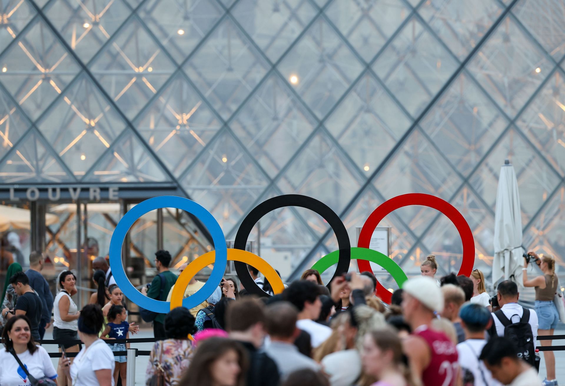 Paris 2024 - Olympic rings - Source: Getty