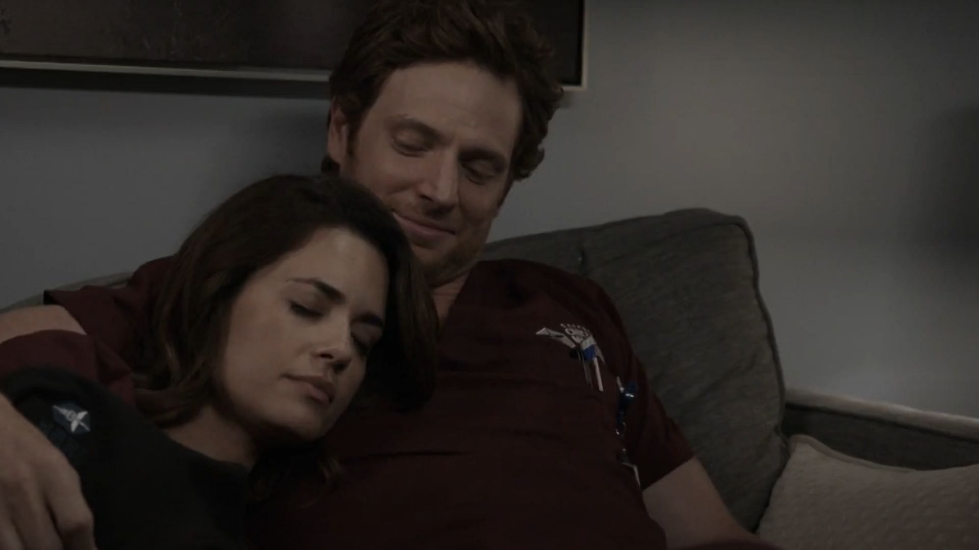 Torrey DeVitto as Dr. Natalie Manning and Nick Gehlfuss as Dr. Will Halstead in Chicago Med (Image via YouTube/One Chicago)