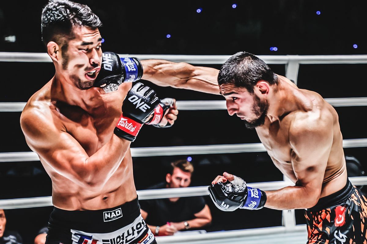 WATCH: Undefeated Turkish brawler Alibeg Rasulov shows off his accuracy against former lightweight MMA king Ok Rae Yoon -- Photo by ONE Championship