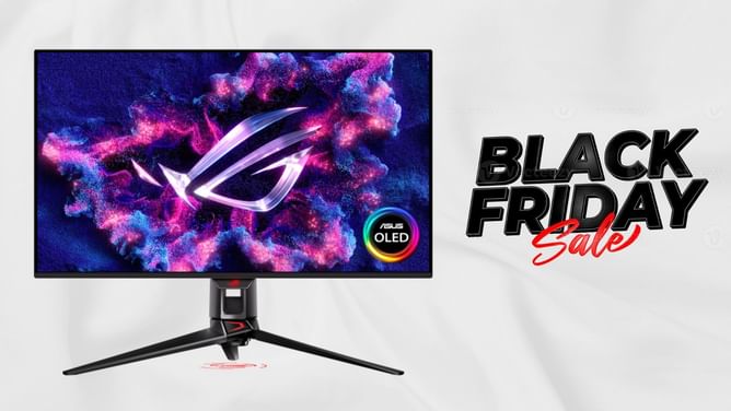 Save nearly $500 on ASUS ROG Swift 32-inch 4K OLED gaming monitor on Black Friday 2024