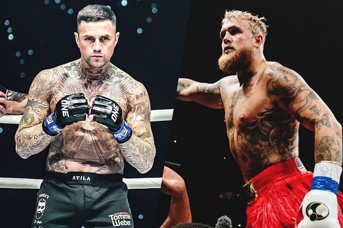 Nieky Holzken (left) and Jake Paul (right) | Image credit: ONE Championship, Jake Paul Instagram