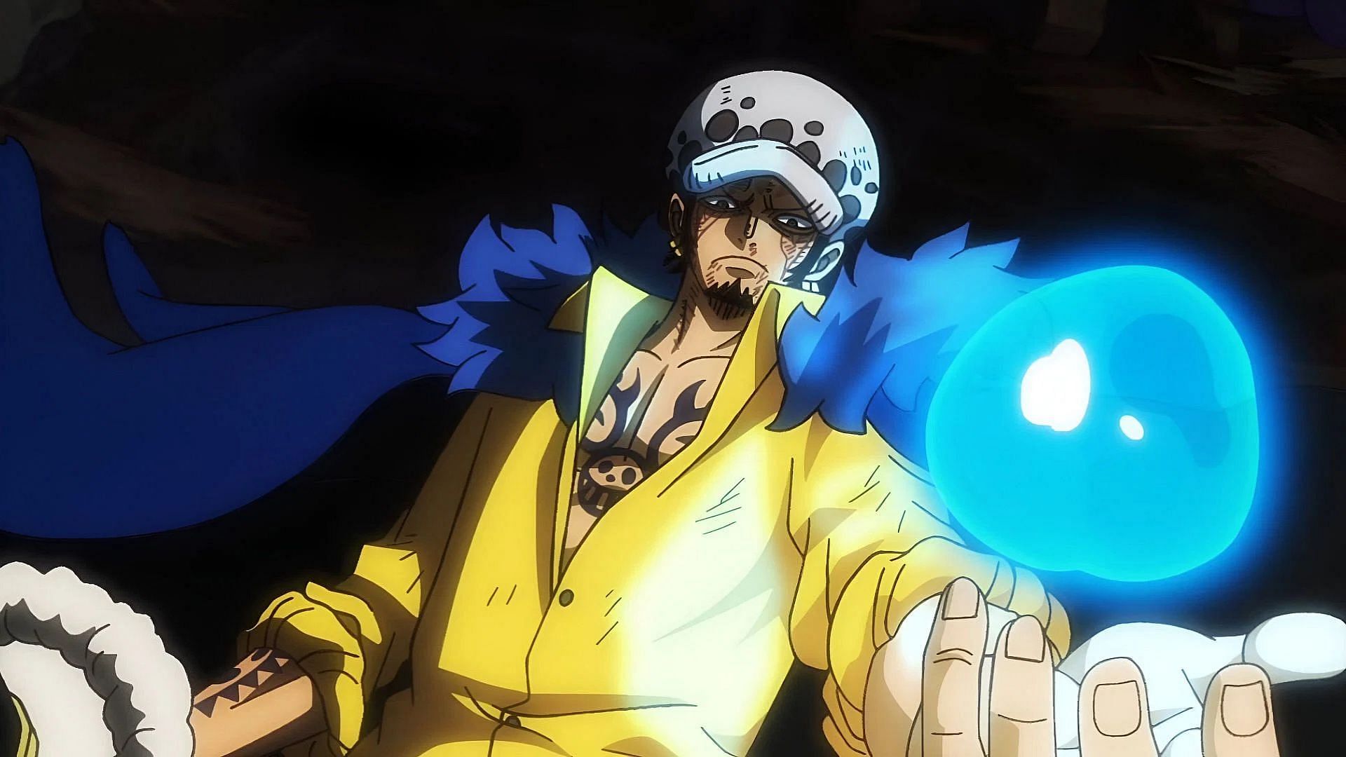 Trafalgar D. Water Law as shown in the One Piece anime (Image via Toei Animation)