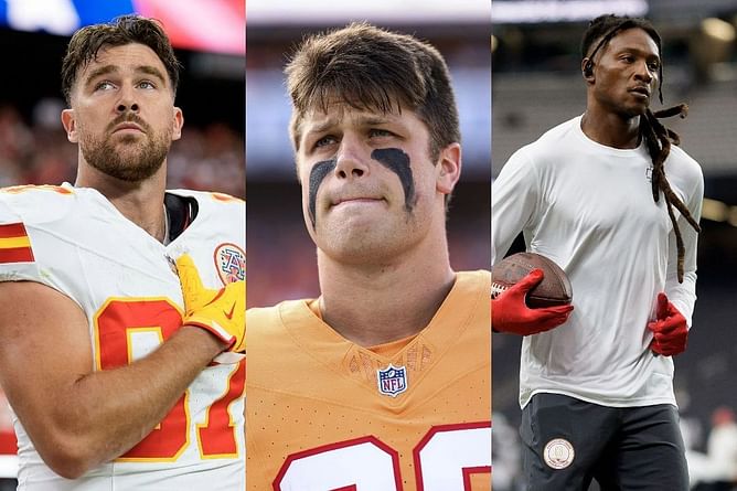 MNF Buccaneers vs. Chiefs Week 9 Fantasy Football Start 'Em Sit 'Em picks feat. Travis Kelce, Cade Otton, DeAndre Hopkins