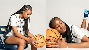Gilbert Arenas hypes up daughter Hamiley Arenas' high school debut performance