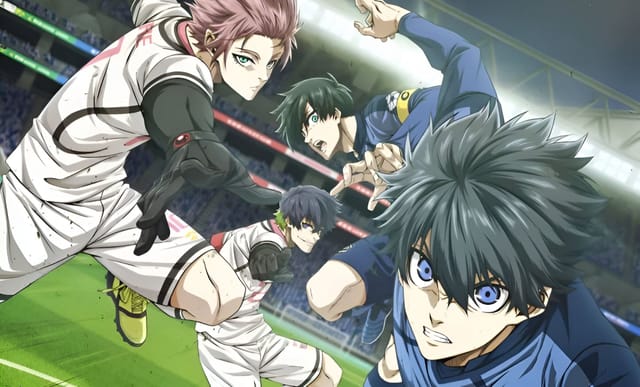 Blue Lock vs Timnas Jepang U-20 pertandingan sepak bola anime